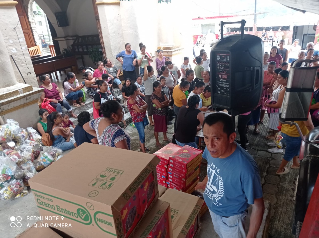 ¡Forjando Buenas Noticias! Con el Banco de Alimentos Cáritas Puebla y la Parroquia de San Andrés Chicontla (Sierra Norte)