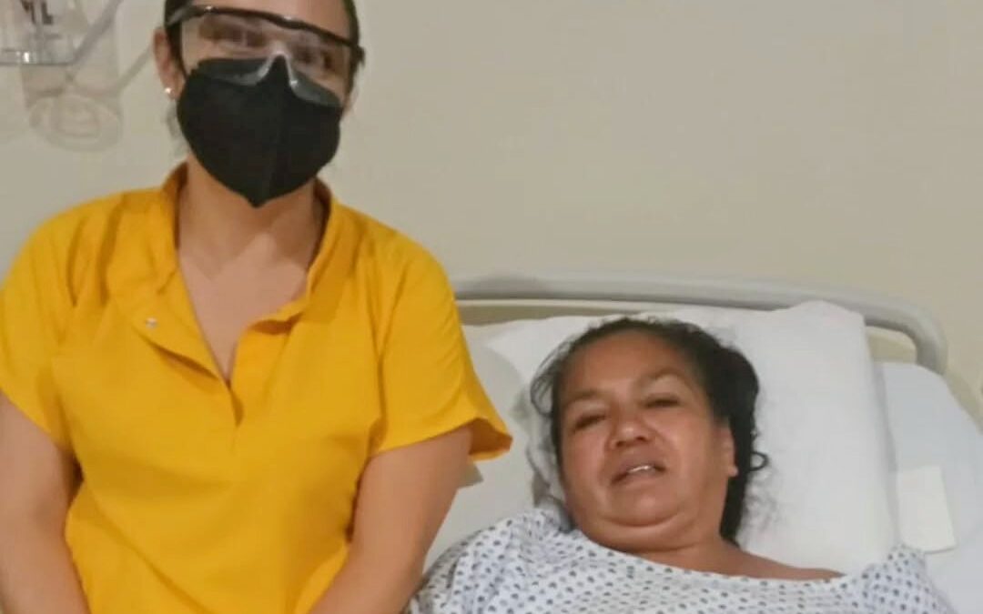 Doña María Esther ¡Lista para el maratón!